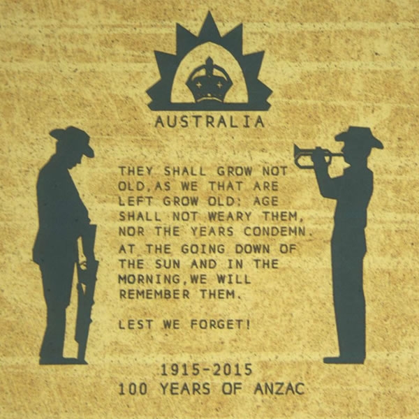 Silent tribute to fallen Anzacs inspired by Wilfred Owen